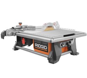 6.5 AMP RIGID 7 in. Table Top Wet Tile Saw