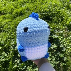 Crochet Blue Dinosaur