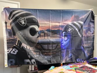 Raiders Jack and Sally flag