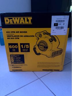 Dewalt air mover fan NEW