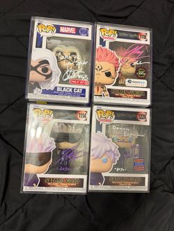 Signed Gojo Funko Pops