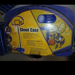 Portable Metal Basketball Game with Carrying Case