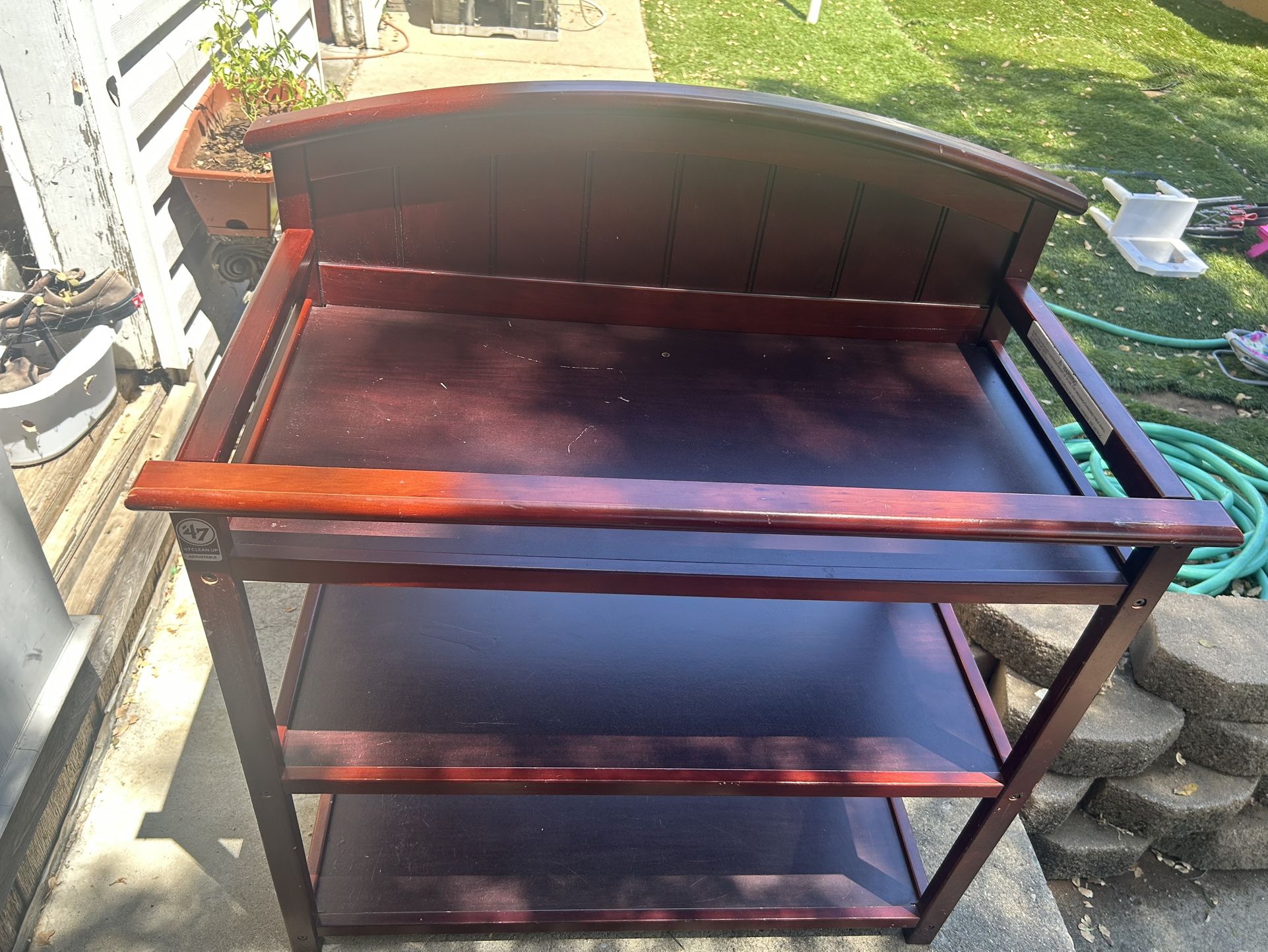 Wooden Baby Changing Table