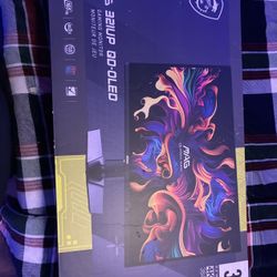 Msi mag 321up QD-OLED 32 in 4k 165hz