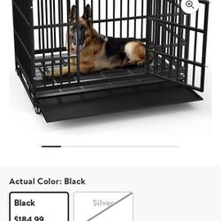 48 inch Heavy Duty Indestructible Dog Crate Steel

