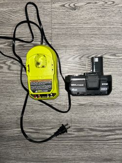 Ryobi One+ 18V 4Ah Lithium Battery and Charger