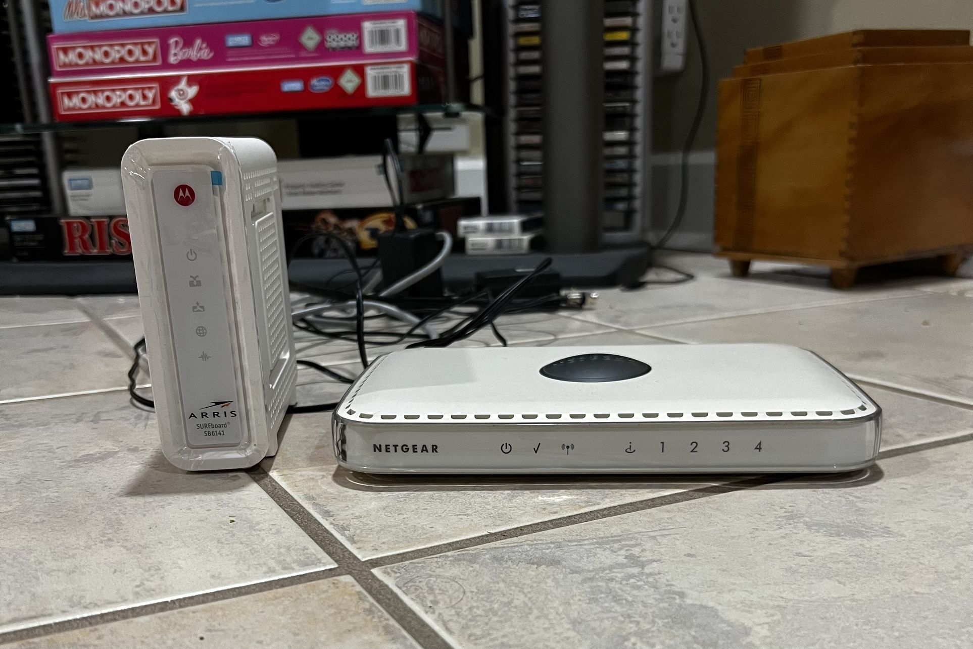 Netgear Router and ARRIS Modem