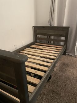 Twin Bed (Gray)