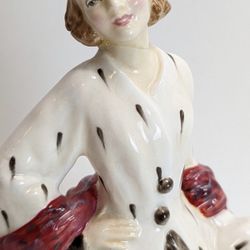 Doulton The ermine Coat Fine Porcelain Vintage 