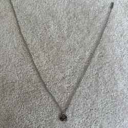 Stainless Steel Pattern Pendant Necklace