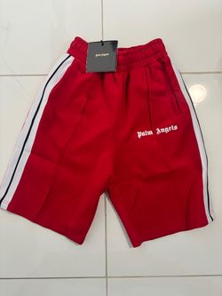 Red palm angel shorts