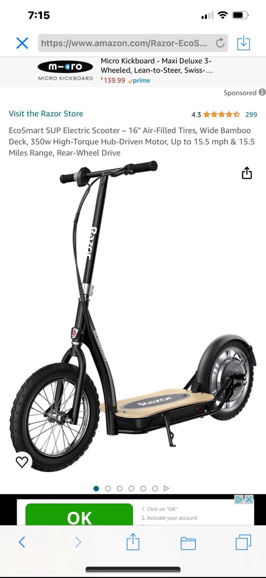 Scotter Electric Adulto New