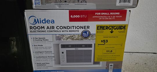 Brand new Air Conditioner. Larger 6k btu, digital with remote.