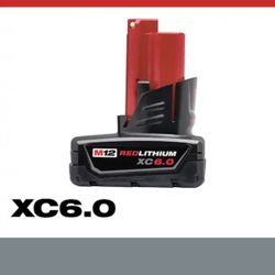 Milwaukee M12 12-Volt Lithium-Ion XC Extended Capacity 6.0Ah Battery Pack