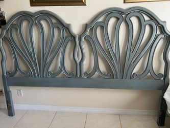 King size all wood headboard 82” long
