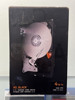 WD_Black 4TB 3.5 Gaming Hard Drive