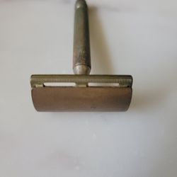Antique 1920s Rass J Christy Safety Razor 