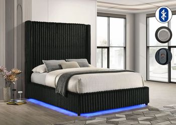 Melinda black Queen bed frame 😎🚛🔥🤪😍
