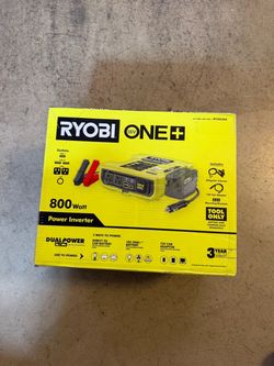 Ryobi ONE+ 18V 800-Watt Max 12V Automotive Power Inverter with Dual USB Ports (TOOL ONLY)