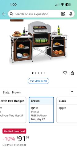 Camping Kitchen With Storage