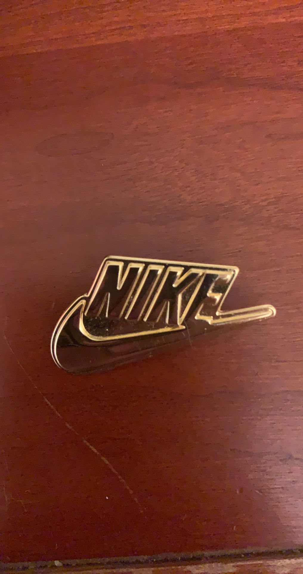 Gold Plated Nike Pin