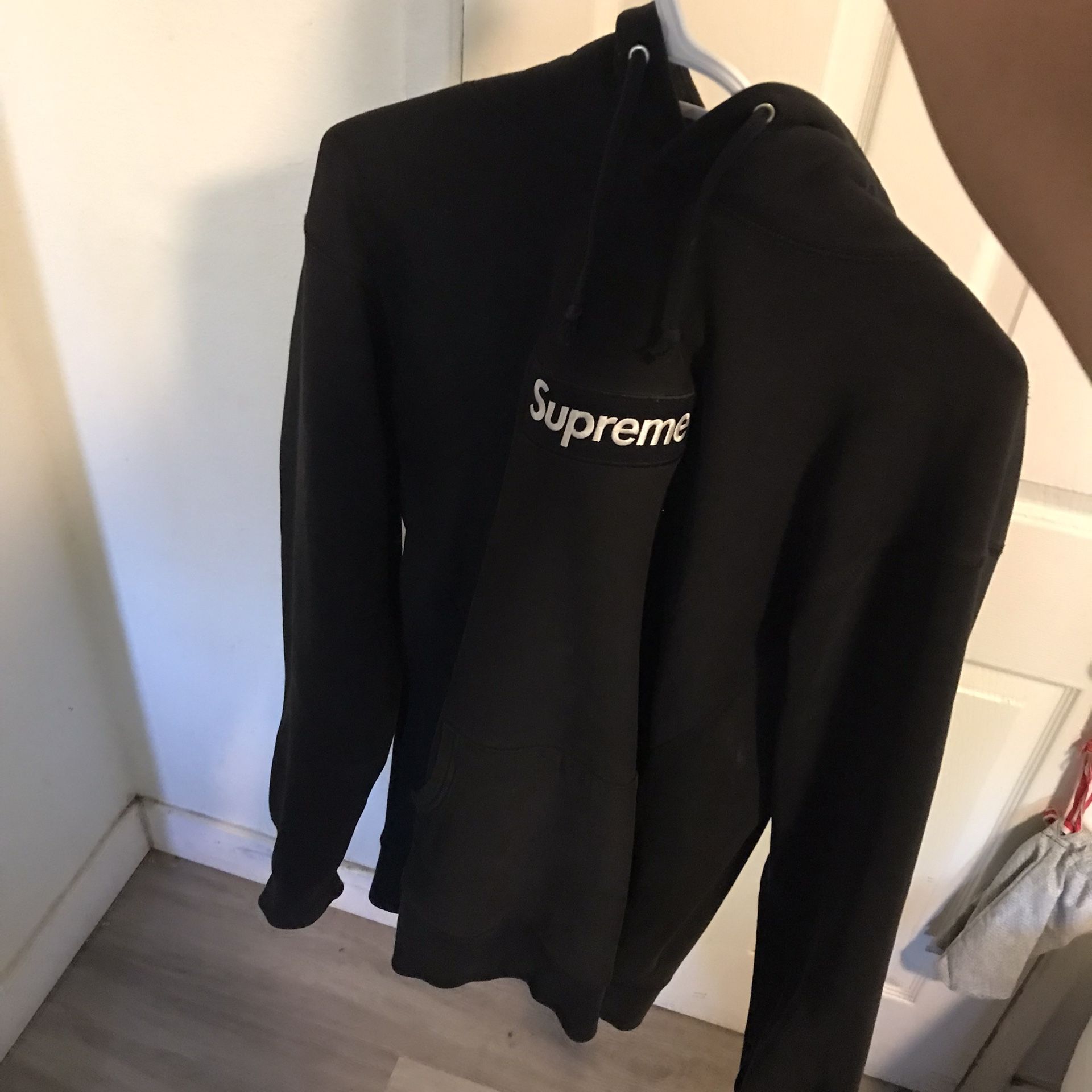 Supreme Black Box Logo Hoodie XL
