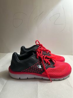 Champion Low-Top Sneakers Red and Black