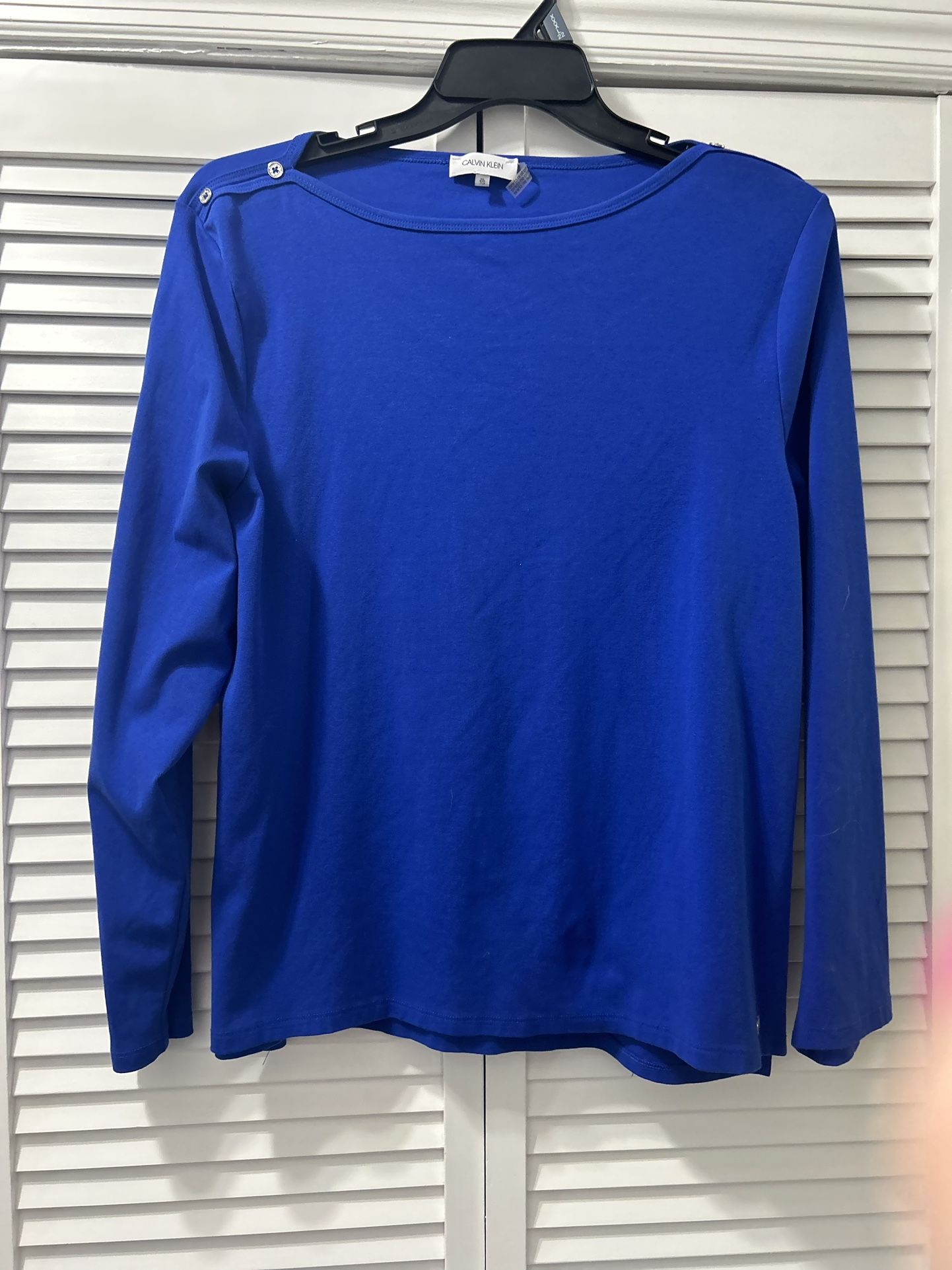 Royal Blue Calvin Klein Xl Top 