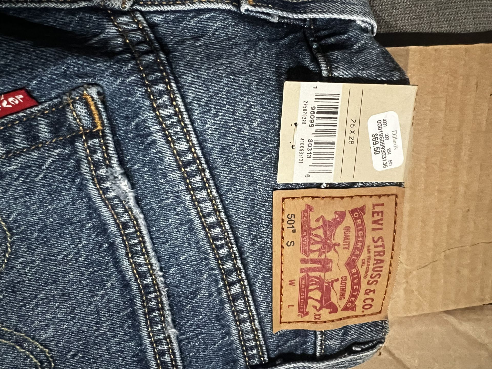 Levi Strauss Pants 26 X 28 New From Dillard’s