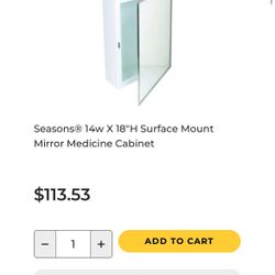 Mirror With Medicine Cabinet 