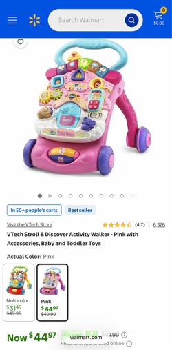VTech Stroll & Discover Activity Walker – Pink