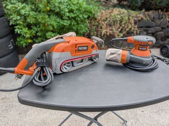 Ridgid Palm & Belt Sander Set Corded