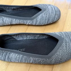 XERO SHOES Phoenix Knit Ballet Flats Grey US 6