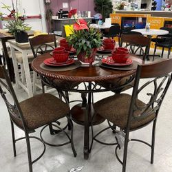 🥂Glambrey Dining Table with 4 Chairs/ Ashley Furniture 