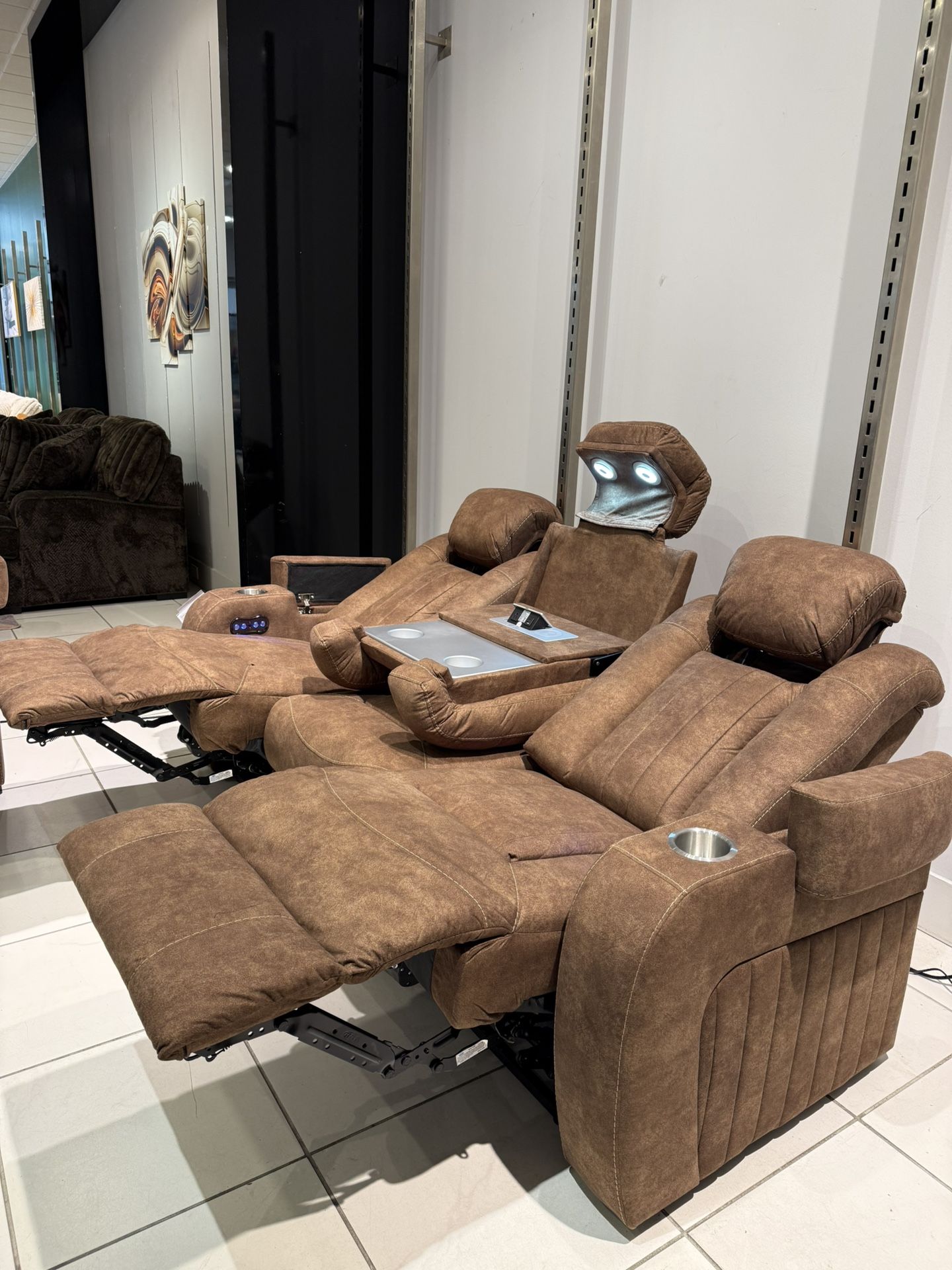 NEW 🛸Wolfridge Power Recliner with Power Headrests by Ashley!