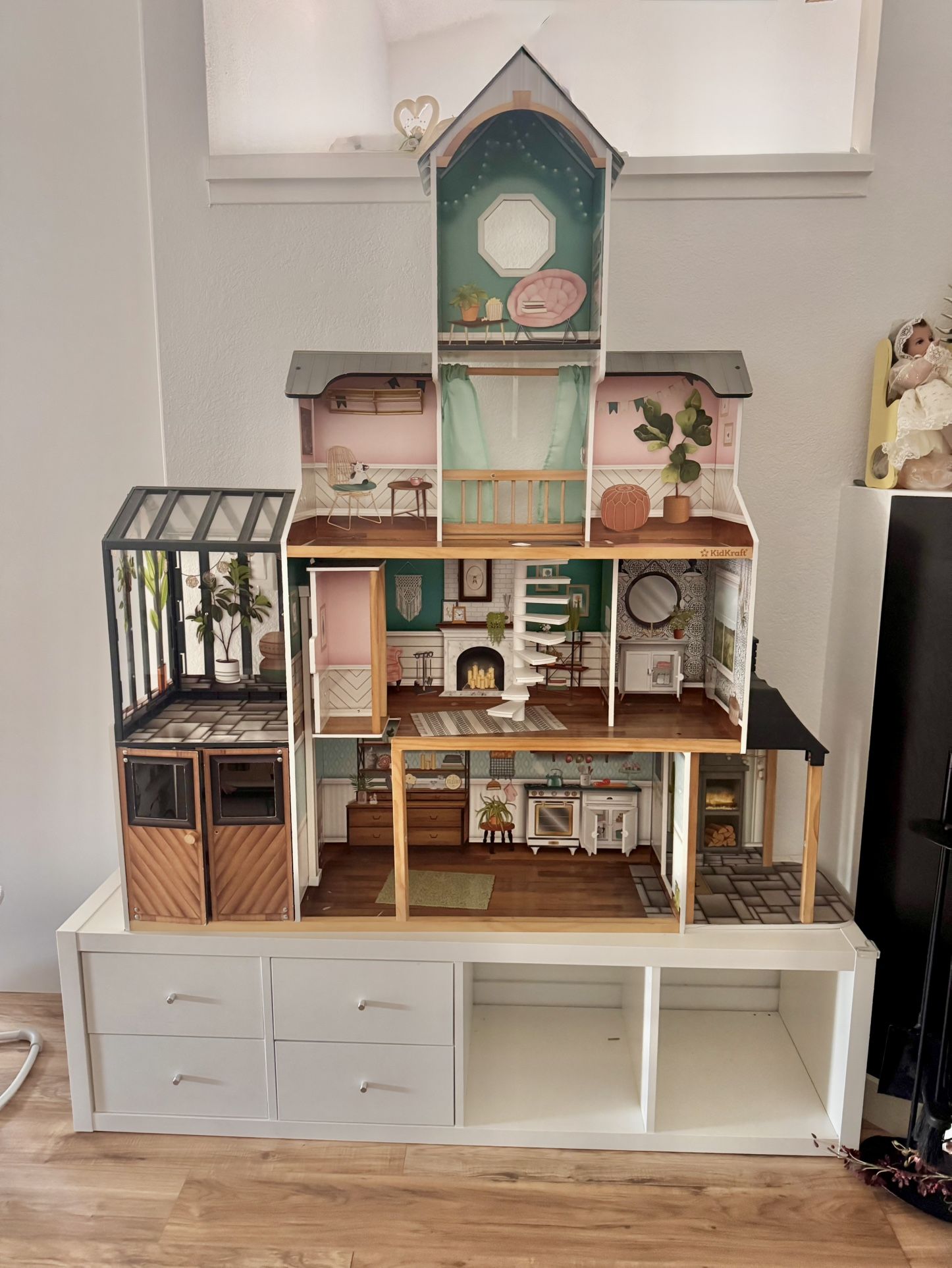Doll House with Ikea Storage Cube Organizer 