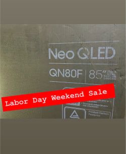 SAMSUNG 85-Inch Class NEO QLED 4K QN80F Series Quantum HDR+, Dolby Atmos Object Tracking Sound Lite, Direct Full Array, Q-Symphony 3.0, Gaming Hub, Sm