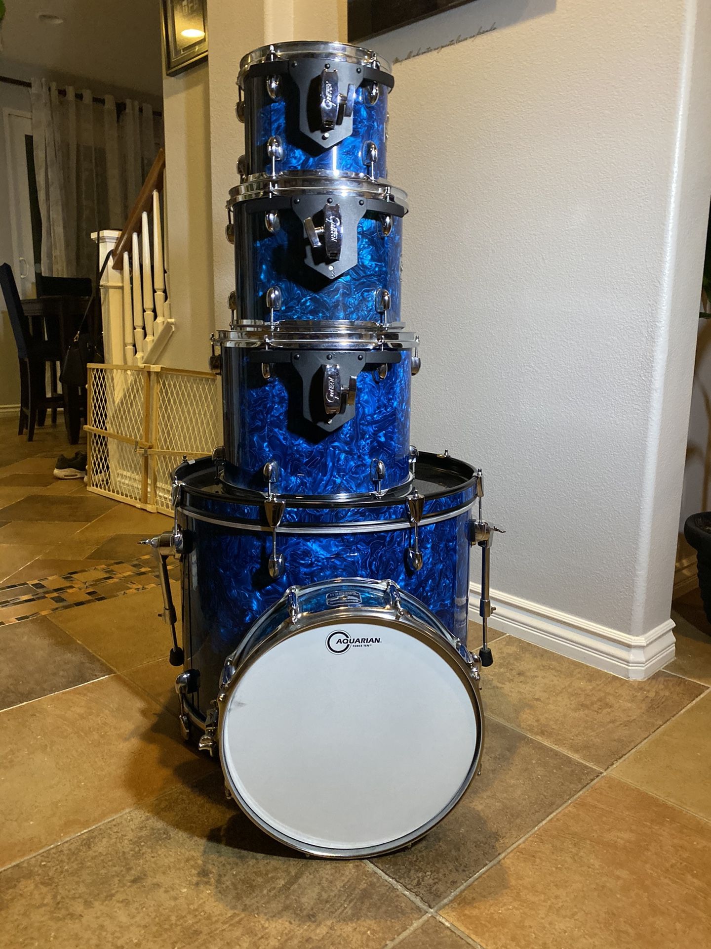Gretsch Blackhawk drum kit