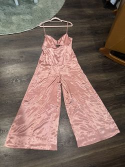 Free People Pink Jumpsuit Size 0 Brand New