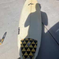 7’6” Rusty Big Cat Surfboard