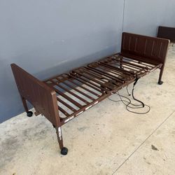 Medline Semi-Electric Hospital Bed – Homecare Adjustable Bed w/ Remote