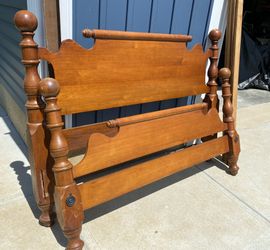 Twin/Full Head & Footboard + Frame $25 OBO