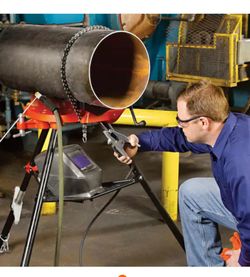 RIDGID 3
1/8 in. to 6 in. Pipe Capacity, Portable TriStand Chain Vise with Integral Folding Legs, & Tool Tray Model 460-A