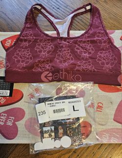 WOMEN'S ETHIKA SPORTS BRA NEW