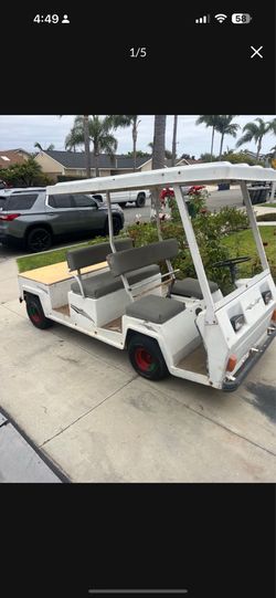 Vintage cushman golf cart
