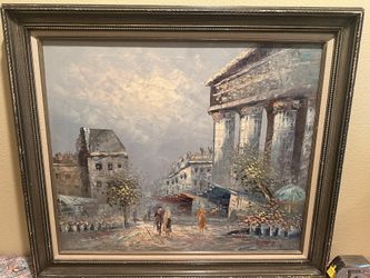 Original Signed Oil Painting Art