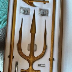 Custom made Aquaman Trident -Full size - All Metal!