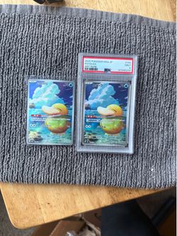 PSA 9 199/193 Japanese Psyduck & 199/193 Korean Psyduck