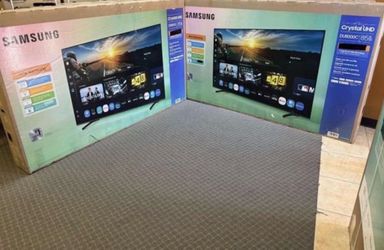85 Samsung TV Smart 4K HD TV 120 Hz $55 down on financing for delivery six month warranty