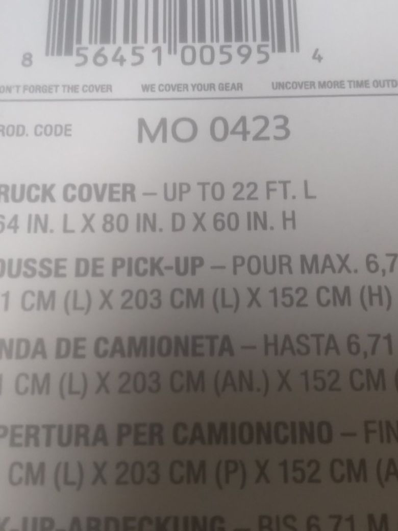NEW Crew Cab Truck Cover